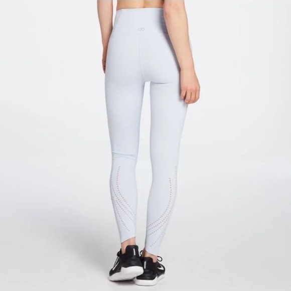 NWT CALIA Women's Power Sculpt Perforated 7/8 Leggings XSmall Halogen Blue - Picture 2 of 6